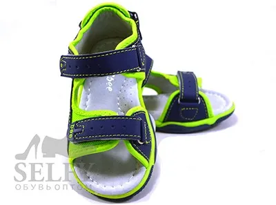 Босоножки детские Clibee A-6 blue-fruite green 18-23 — Clibee (Клиби)