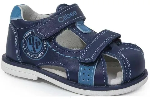Босоніжки дитячі Clibee AA323-1 d.blue-l.blue 18-23