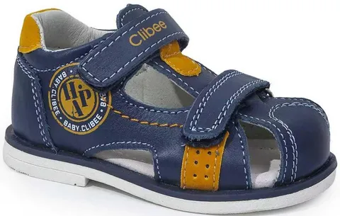 Босоніжки дитячі Clibee AA323-2 blue-yellow 18-23