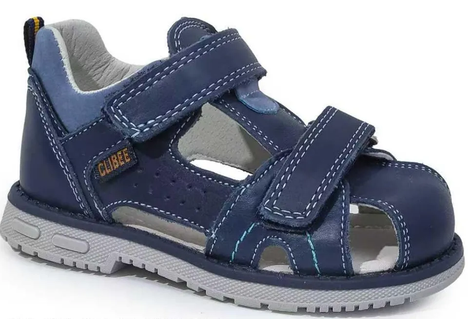 Босоніжки дитячі Clibee AA379-1 d.blue-l.blue 22-27 — Clibee (Клібі)