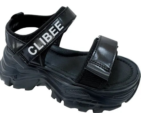 Босоніжки дитячі Clibee AC355-1 black 33-38