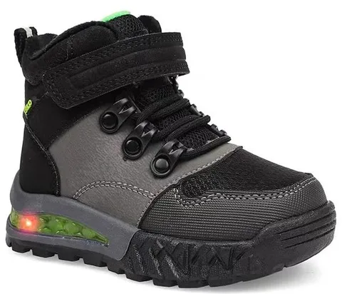 Черевики дитячі Clibee HA796-5 grey-green 22-27 LED