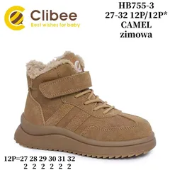 Черевики дитячі Clibee HB755-3 camel 27-32 — Clibee (Клібі) — фото 2