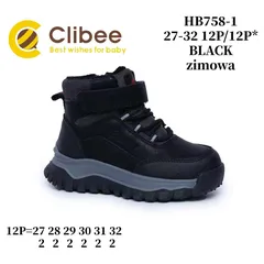 Черевики дитячі Clibee HB758-1 black 27-32 — Clibee (Клібі) — фото 2