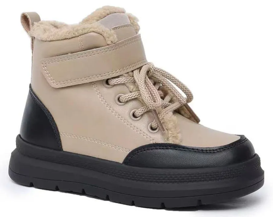 Ботинки детские Clibee HB767-3 khaki-black 26-31 — Clibee (Клиби)