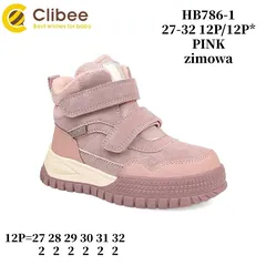 Черевики дитячі Clibee HB786-1 pink 27-32 — Clibee (Клібі) — фото 2