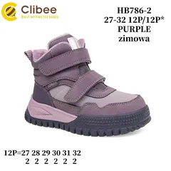 Черевики дитячі Clibee HB786-2 purple 27-32 — Clibee (Клібі) — фото 2