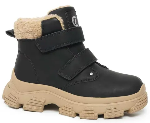 Черевики дитячі Clibee HC768-2 black-khaki 31-36