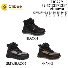 Ботинки детские Clibee HC779-3 khaki 32-37 — Clibee (Клиби) — фото 2