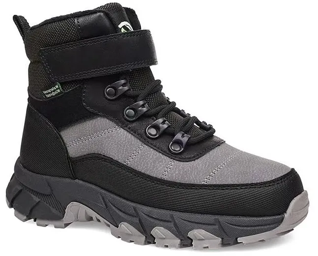 Ботинки детские HC789-3 grey-black 32-37 — Clibee (Клиби)