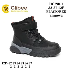 Черевики дитячі Clibee HC790-1 black-red 32-37 — Clibee (Клібі) — фото 2