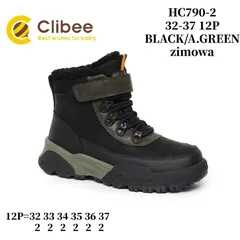 Ботинки детские Clibee HC790-2 black-green 32-37 — Clibee (Клиби) — фото 2