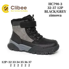 Черевики дитячі Clibee HC790-3 black-grey 32-37 — Clibee (Клібі) — фото 2