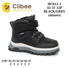 Черевики дитячі Clibee HC812-1 black-grey 32-37 — Clibee (Клібі) — фото 2