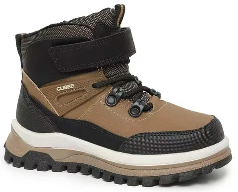 Черевики дитячі Clibee HC812-3 khaki-black 32-37