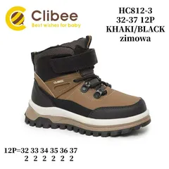 Черевики дитячі Clibee HC812-3 khaki-black 32-37 — Clibee (Клібі) — фото 2