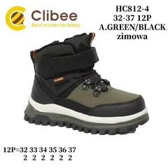 Ботинки детские Clibee HC812-4 a.green-black 32-37 — Clibee (Клиби) — фото 2