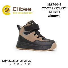 Черевики зимові Clibee HA760-4 khaki 22-27 — Clibee (Клібі) — фото 2