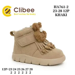 Черевики зимові Clibee HA761-2 khaki 23-28 — Clibee (Клібі) — фото 2