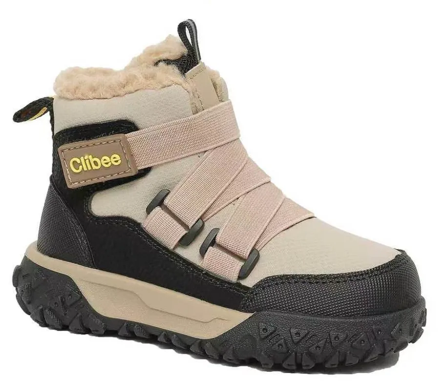 Черевики зимові Clibee HA825-1 khaki-black 22-27 — Clibee (Клібі)