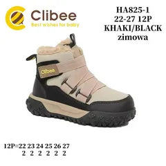Черевики зимові Clibee HA825-1 khaki-black 22-27 — Clibee (Клібі) — фото 2