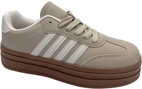 Кроссовки Clibee AD672 khaki-beige 36-41 по-размерно