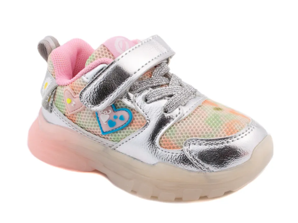 Кроссовки детские Clibee E-117 silver 21-26 — Clibee (Клиби)