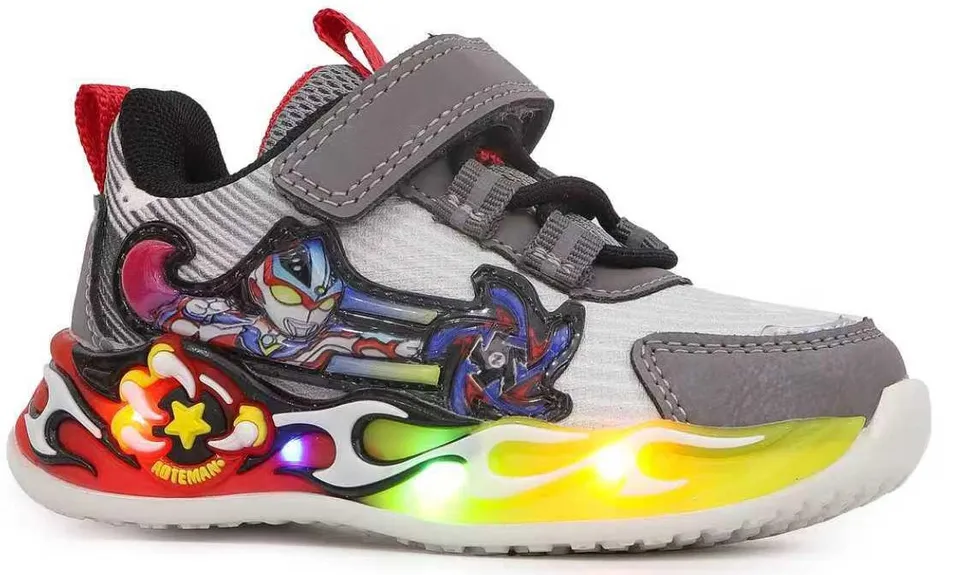 Кросівки дитячі Clibee EA671 grey-red LED 22-27 — Clibee (Клібі)