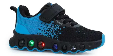 Кроссовки детские Clibee EA736-2 black-blue 22-27