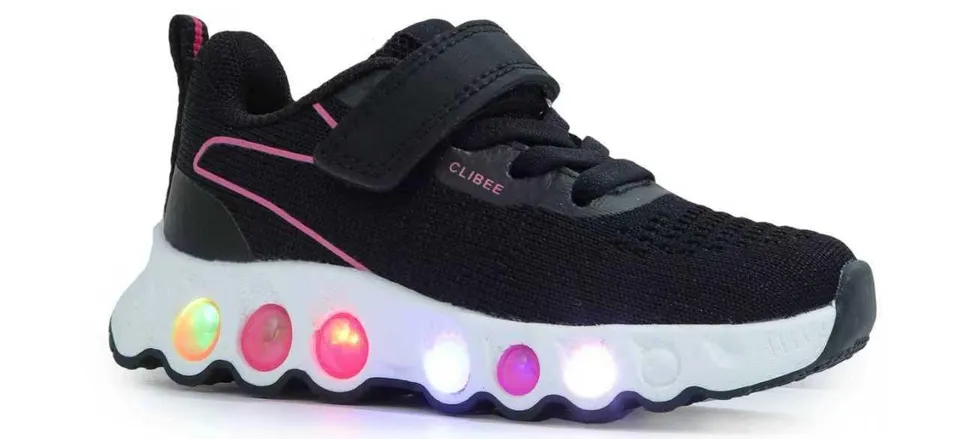 Кросівки дитячі Clibee EA736-5 black-peach 22-27 — Clibee (Клібі)