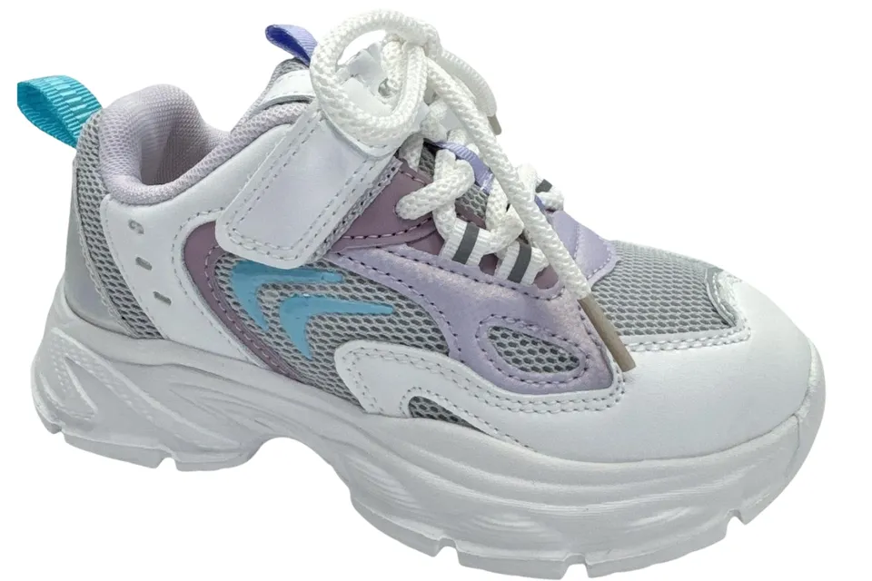 Кроссовки детские Clibee EB312 white-purple 27-32 — Clibee (Клиби)