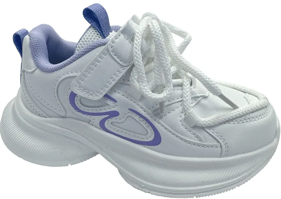 Кросівки дитячі Clibee EB361-2 white-purple 27-32 — Clibee (Клібі)
