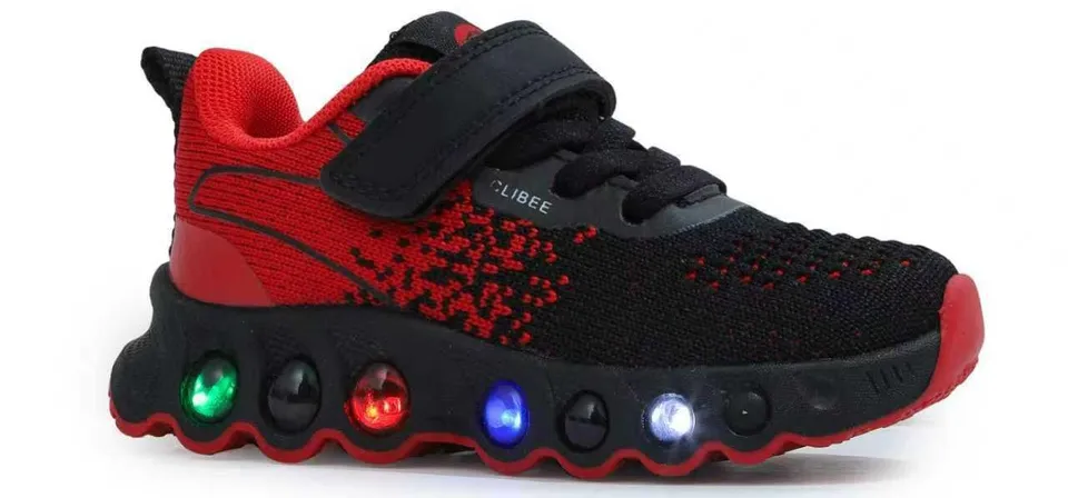 Кросівки дитячі Clibee EB733-1 black-red 27-32 — Clibee (Клібі)
