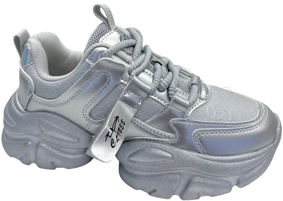 Кросівки дитячі Clibee EC338 silver 33-38 — Clibee (Клібі)