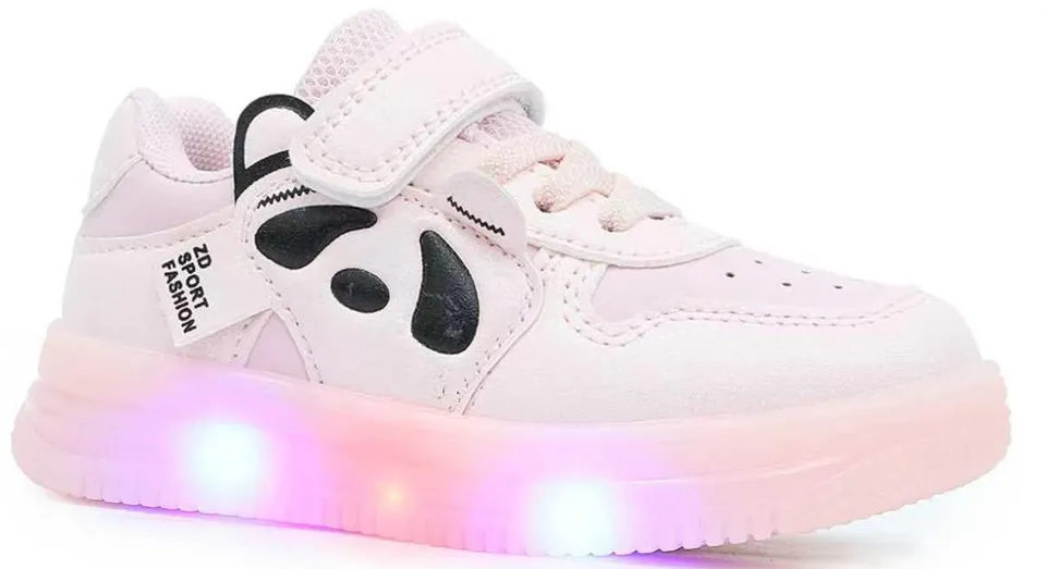 Кросівки дитячі Clibee LA3306-3 pink 22-27 LED — Clibee (Клібі)