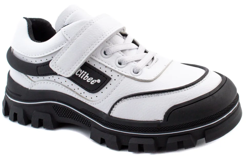 Кроссовки детские Clibee LC100 white-black 32-37 — Clibee (Клиби)