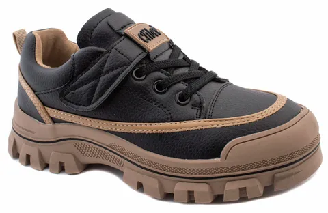 Кросівки дитячі Clibee LC101 black-khaki 32-37