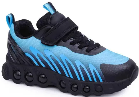 Кроссовки детские Clibee LC1183-8 black-l.blue 31-36