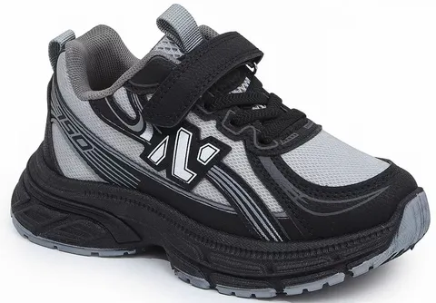 Кросівки дитячі Clibee LC1188-1 black-grey 32-37