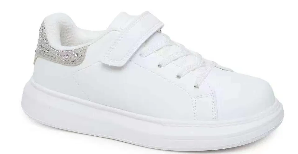 Кросівки дитячі Clibee LC1192-2 white-slivery 32-37 — Clibee (Клібі)