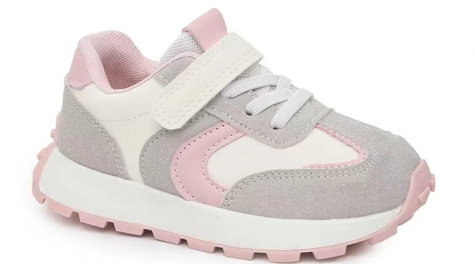Кроссовки Clibee LA627-5 l.grey-pink 22-27 — Clibee (Клиби)